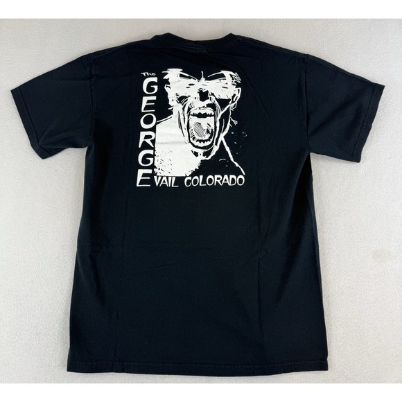 VTG The George Restaurant & Pub Vail‎ Colorado T-Shirt Mens Size Medium Tee - Picture 1 of 6